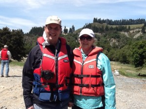 Two intrepid jet boaters. The ride was better than any amusement park ride.