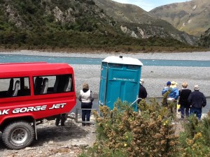 All the comforts of home towed behind four wheel drive tussock buggie.