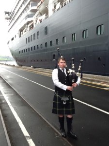 We were greeted back to the ship by this fellow.