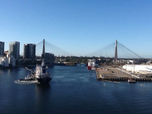 Anzac bridge in Sydney